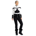 Black-White - Lifestyle - Dare 2B Womens-Ladies Rocker Zip Sweater Top