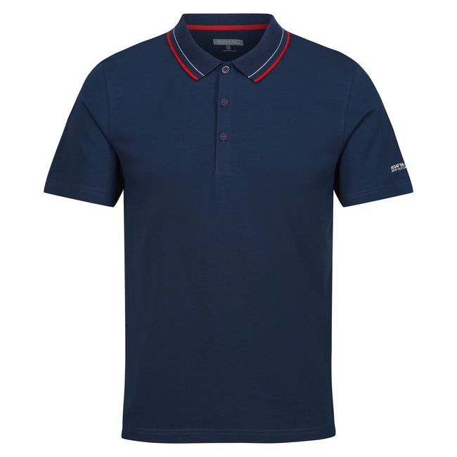 Moonlight Denim - Front - Regatta Mens Forley Polo Shirt