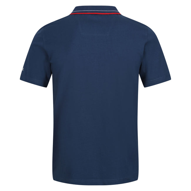 Moonlight Denim - Back - Regatta Mens Forley Polo Shirt