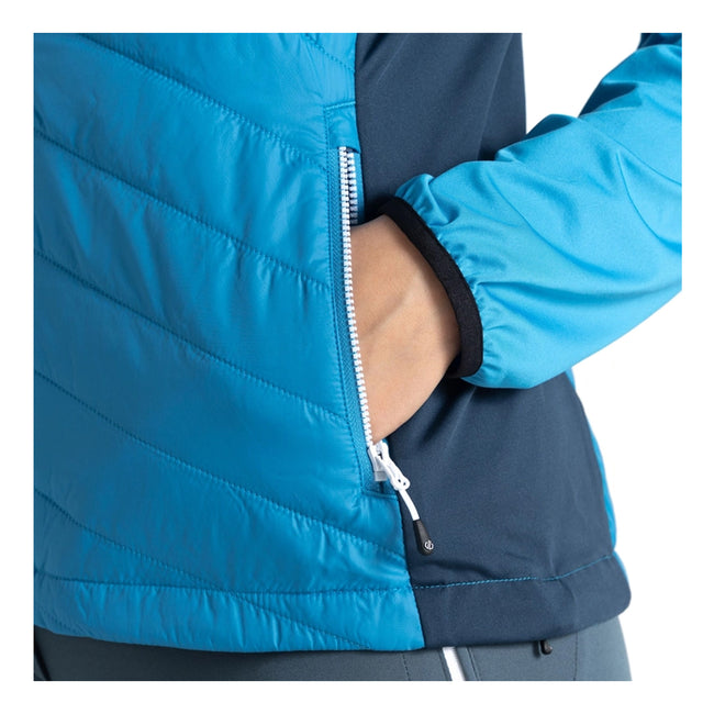 Swedish Blue-Moonlight Denim - Lifestyle - Dare 2B Womens-Ladies Ascending Hybrid Jacket
