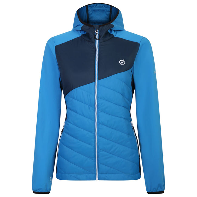 Swedish Blue-Moonlight Denim - Front - Dare 2B Womens-Ladies Ascending Hybrid Jacket