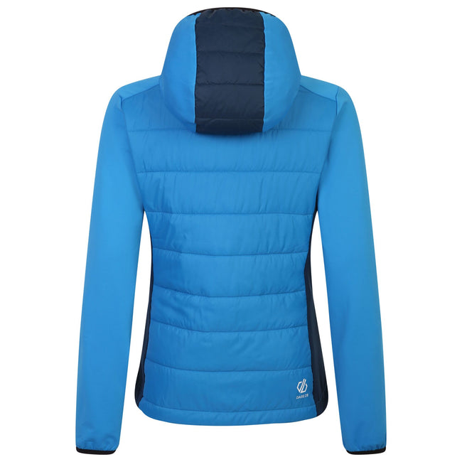 Swedish Blue-Moonlight Denim - Back - Dare 2B Womens-Ladies Ascending Hybrid Jacket