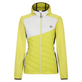 Yellow Plum-White - Front - Dare 2B Womens-Ladies Ascending Hybrid Jacket