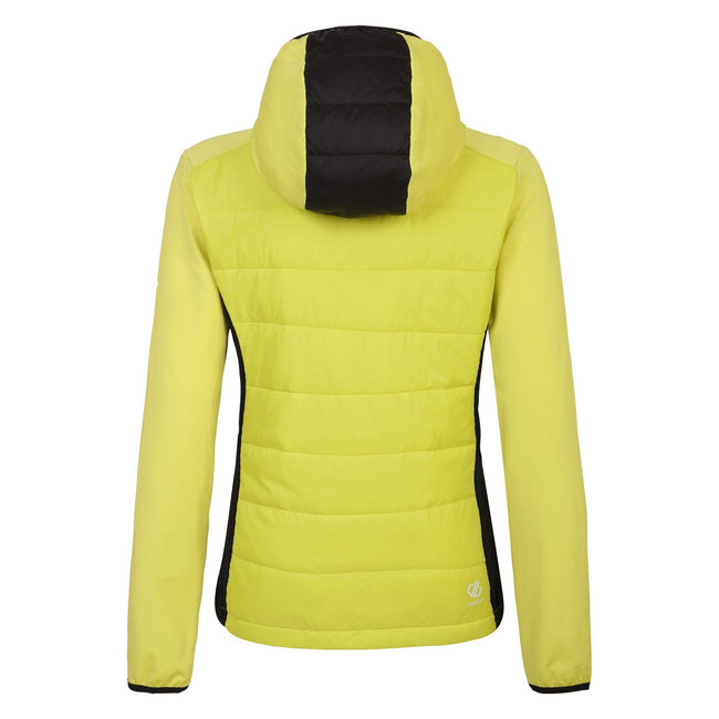 Yellow Plum-White - Back - Dare 2B Womens-Ladies Ascending Hybrid Jacket