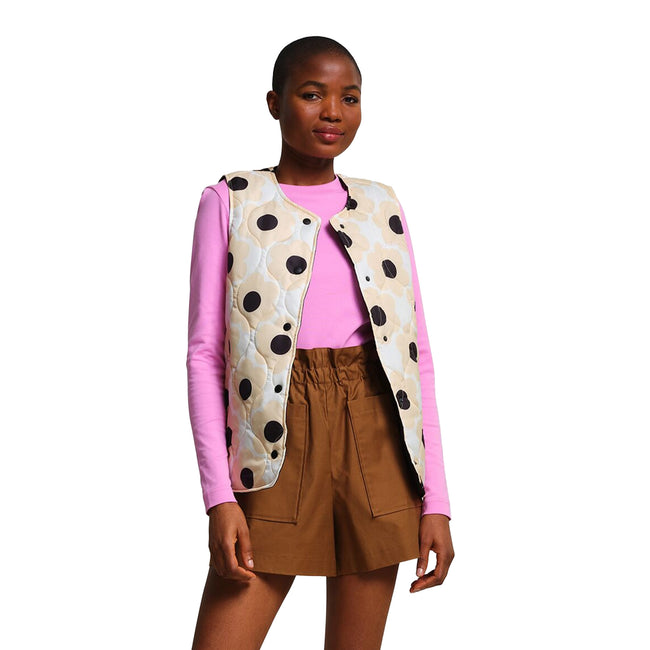Cream - Lifestyle - Regatta Womens-Ladies Daisy Quilted Gilet