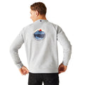 Grey Marl - Pack Shot - Regatta Mens Nithsdale Mountain Crew Neck Crop Sweatshirt