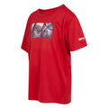 Danger Red - Side - Regatta Childrens-Kids Alvarado VIII Cycling T-Shirt