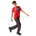 Danger Red - Lifestyle - Regatta Childrens-Kids Alvarado VIII Cycling T-Shirt