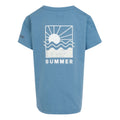 Coronet Blue - Back - Regatta Childrens-Kids Bosley VII Sunrise T-Shirt