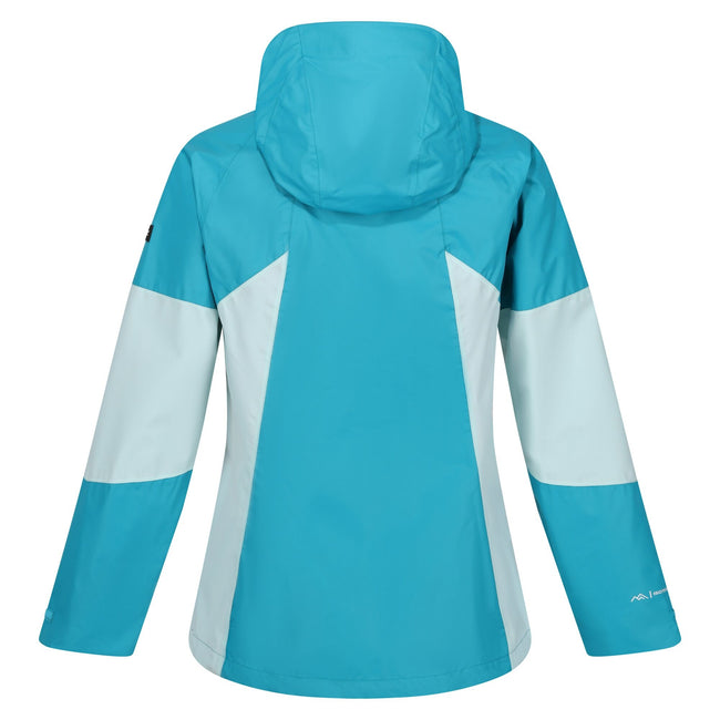Tahoe Blue-Bleached Aqua - Back - Regatta Womens-Ladies Highton V Stretch Waterproof Jacket