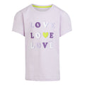 Lilac Frost - Front - Regatta Childrens-Kids Bosley VII Heart T-Shirt