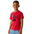Danger Red - Lifestyle - Regatta Childrens-Kids Bosley VII Hawaii Palm Tree T-Shirt
