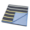 Navy - Side - Regatta Multi Stripe Beach Towel