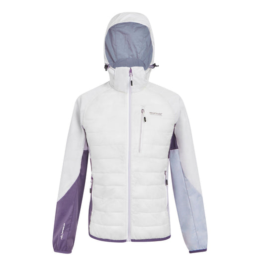 White-Sunset Purple - Front - Regatta Womens-Ladies Andreson Pro Hybrid Jacket