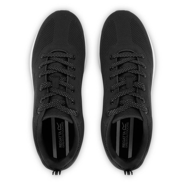 Black - Lifestyle - Regatta Mens Marine Sport Trainers