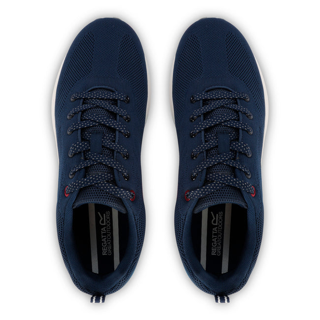 Blue - Lifestyle - Regatta Mens Marine Sport Trainers