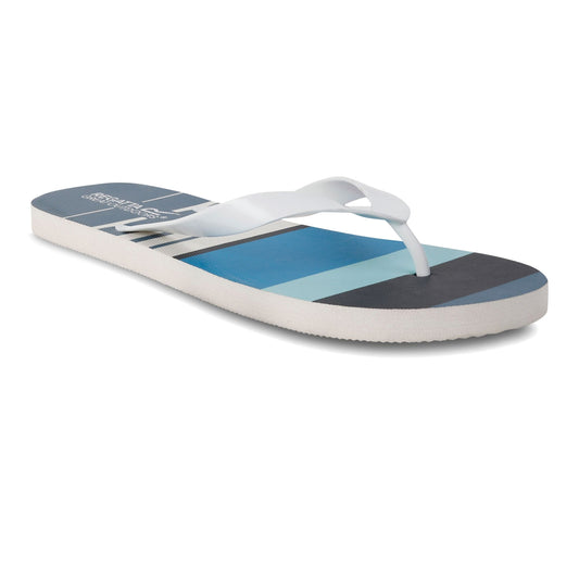 Blue - Front - Regatta Mens Bali Hawaii Flip Flops