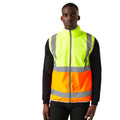 Yellow-Orange - Front - Regatta Professional Mens Full Zip Hi-Vis Vest