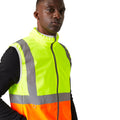 Yellow-Orange - Lifestyle - Regatta Professional Mens Full Zip Hi-Vis Vest