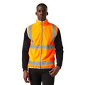 Orange - Side - Regatta Professional Mens Full Zip Hi-Vis Vest