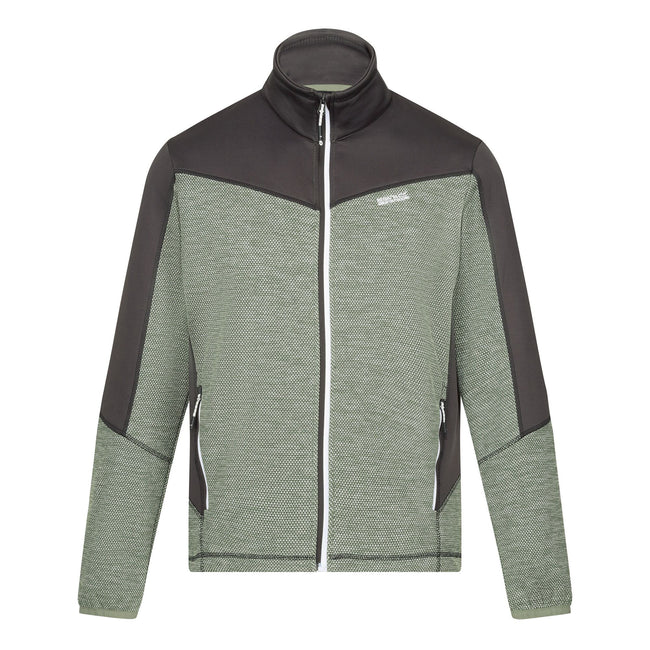 Agave Green-Ash - Front - Regatta Mens Highton IV Full Zip Fleece Jacket