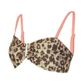 Beige-Brown - Side - Regatta Womens-Ladies Aceana III Leopard Print Bikini Top