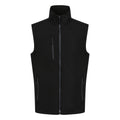Black-Seal Grey - Front - Regatta Professional Mens Softshell 2 Layer Body Warmer