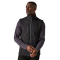 Black-Seal Grey - Side - Regatta Professional Mens Softshell 2 Layer Body Warmer