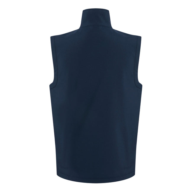 Navy-French Blue - Back - Regatta Professional Mens Softshell 2 Layer Body Warmer