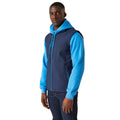 Navy-French Blue - Side - Regatta Professional Mens Softshell 2 Layer Body Warmer