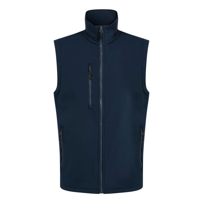 Navy-Seal Grey - Front - Regatta Professional Mens Softshell 2 Layer Body Warmer