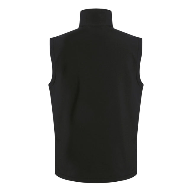 Black-Classic Red - Back - Regatta Professional Mens Softshell 2 Layer Body Warmer