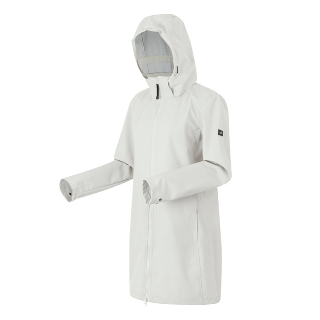 Oyster Mushroom-Wisteria - Side - Regatta Womens-Ladies Carisbrooke Soft Shell Jacket