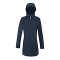 Navy-Aruba Blue - Front - Regatta Womens-Ladies Carisbrooke Soft Shell Jacket