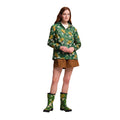 Green - Lifestyle - Regatta Womens-Ladies Orla Kiely Tropical Floral Packaway Waterproof Jacket