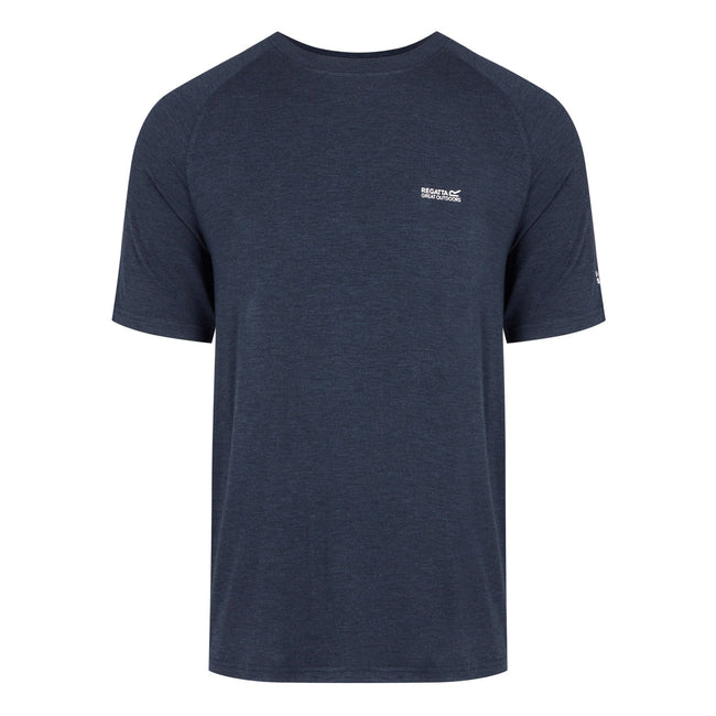 Navy - Front - Regatta Mens Ambulo II T-Shirt