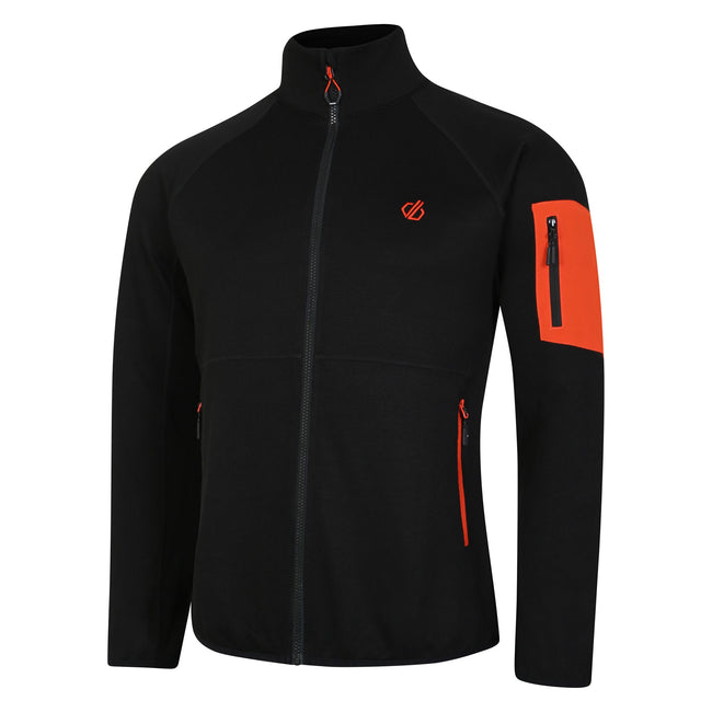 Black - Side - Dare 2B Mens Torrek Fleece Top