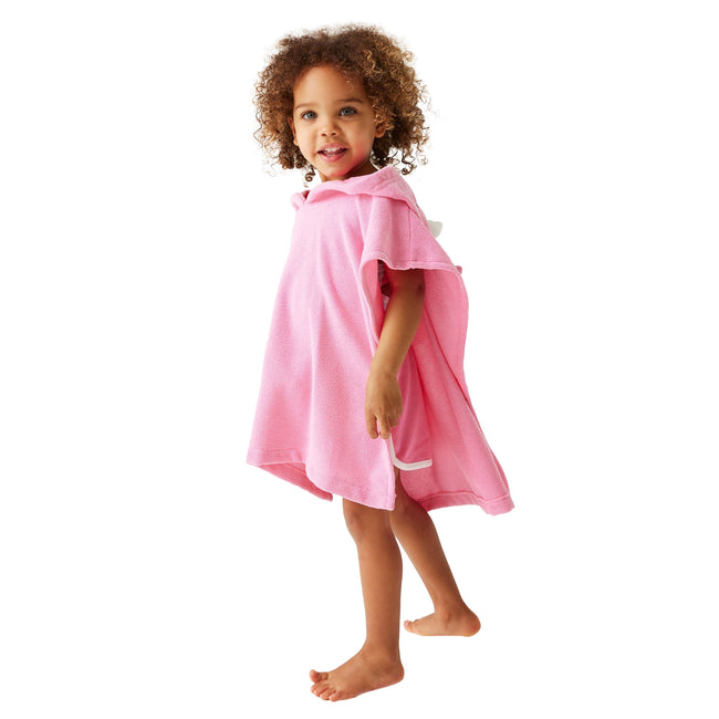 Sweet Pink - Lifestyle - Regatta Childrens-Kids Luna The Unicorn Hooded Towel