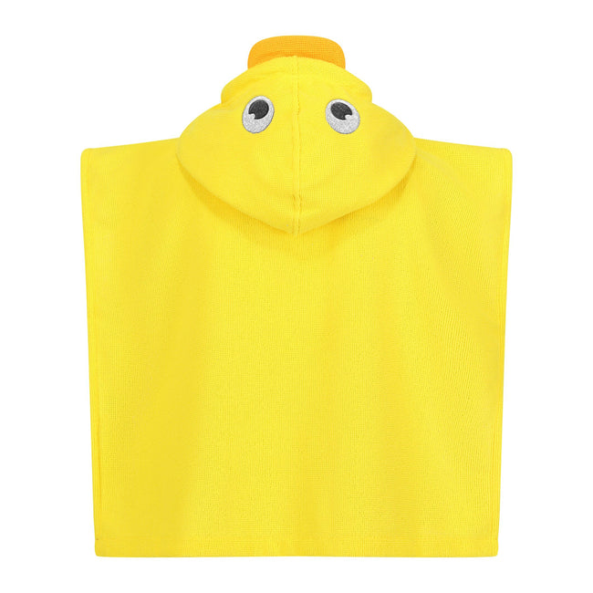 Sunbeam - Back - Regatta Childrens-Kids Pebbles The Duck Hooded Towel