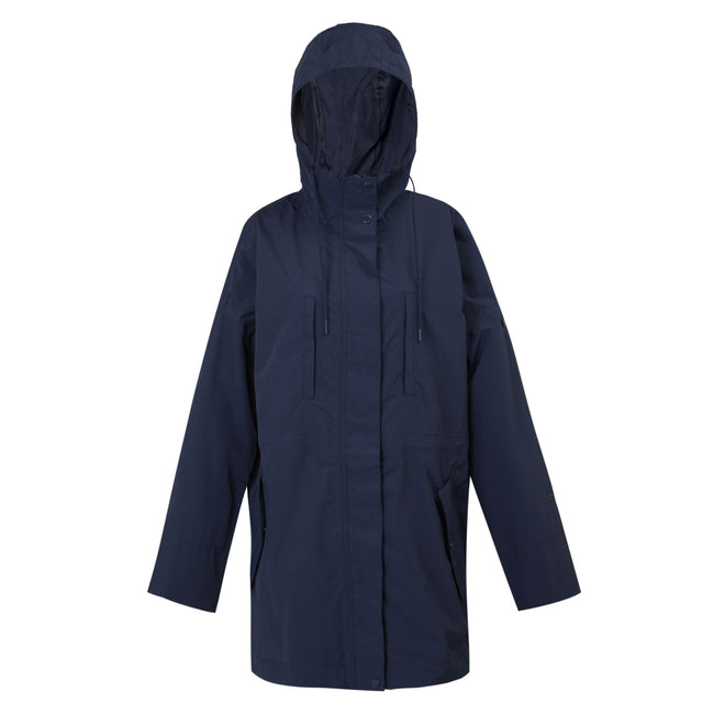 Navy - Front - Regatta Womens-Ladies Giovanna Fletcher Amur Waterproof Jacket