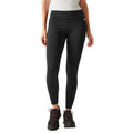 Black - Lifestyle - Regatta Womens-Ladies Holeen Pro Compression Leggings