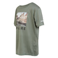 Agave Green - Side - Regatta Childrens-Kids Alvardo VIII Explore Landscape T-Shirt