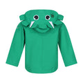 Jellybean Green - Back - Regatta Childrens-Kids Stompy The Dinosaur Waterproof Jacket