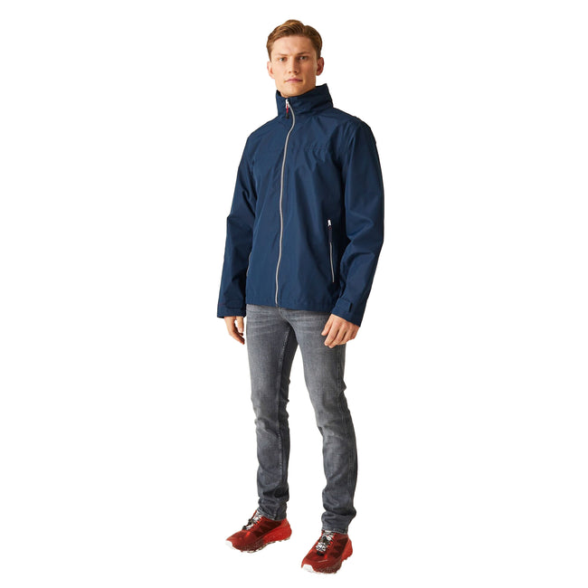 Navy-Classic Red - Pack Shot - Regatta Professional Mens Waterproof Soft Shell Jacket