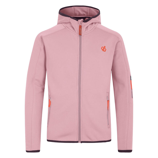 Lilas - Front - Dare 2B Childrens-Kids Explore Marl Fleece Jacket