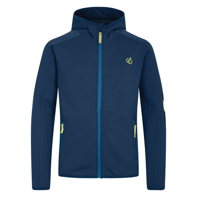 Moonlight Denim-Daiquiri Green - Front - Dare 2B Childrens-Kids Explore Marl Fleece Jacket