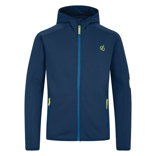 Moonlight Denim-Daiquiri Green - Front - Dare 2B Childrens-Kids Explore Marl Fleece Jacket