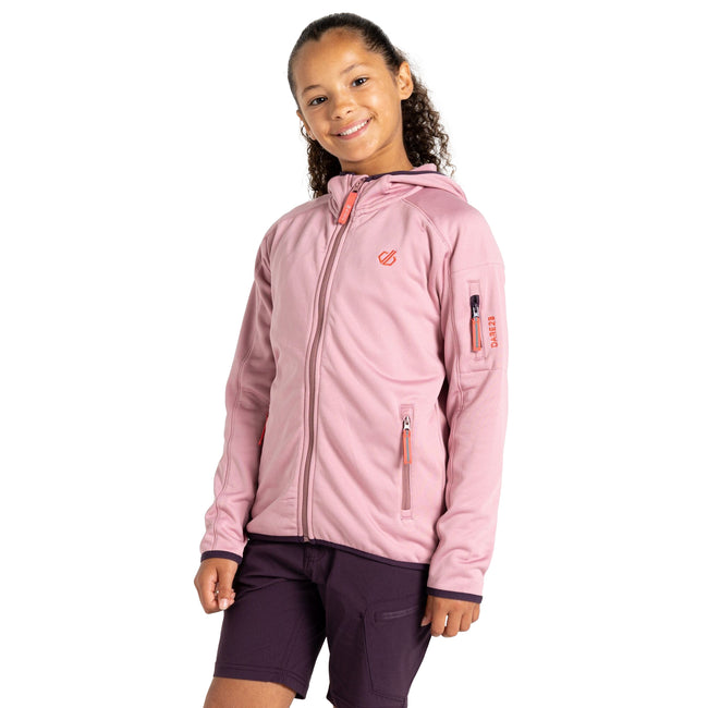Lilas - Lifestyle - Dare 2B Childrens-Kids Explore Marl Fleece Jacket
