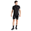 Black - Close up - Dare 2B Mens Protraction III Cycling Jersey