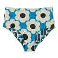 Blue-Navy - Pack Shot - Regatta Womens-Ladies Orla Kiely Daisy & Tall Flowers Reversible Bikini Set